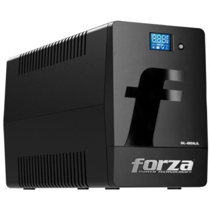 UPS Forza SL-801UL Interactivo Inteligente 800VA/480W 6 Salidas LCD Táctil Torre 120V Negro