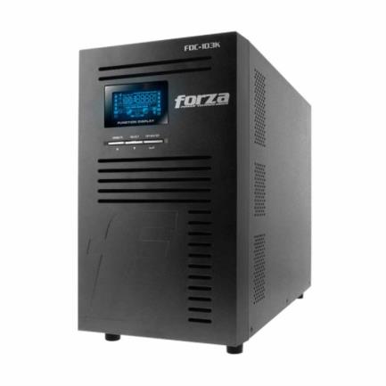 UPS Forza FDC-103K En Línea con Capacidad de 3000VA/3000W 120V 9-NEMA 40-70Hz Negro