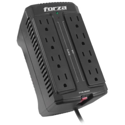 Regulador Automático de Voltaje Forza FVR-901M 900VA/450W 8 Salidas Montaje Pared 120V