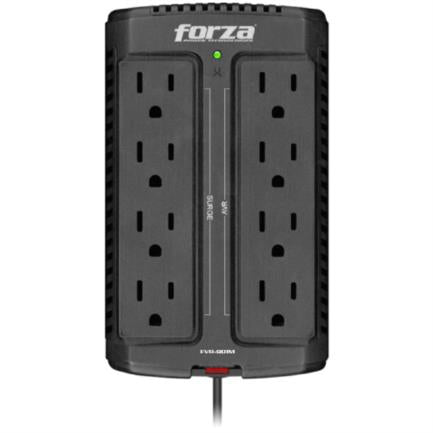 Regulador Automático de Voltaje Forza FVR-901M 900VA/450W 8 Salidas Montaje Pared 120V