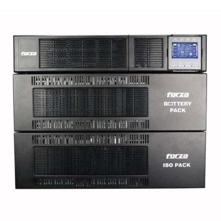 UPS Forza Doble Conversion en Linea FDC-110KMR-ISO con capacidad de 10.000VA / 10.000W ISO FP 1 transformador escalable torre 120-240V Torre - Bastidor