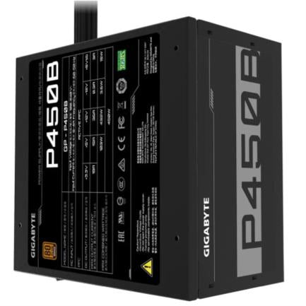 Fuente de Poder Gigabyte P450B 450W ATX 12V 80 Plus Bronze Fan 20+4 pin 120mm Negro