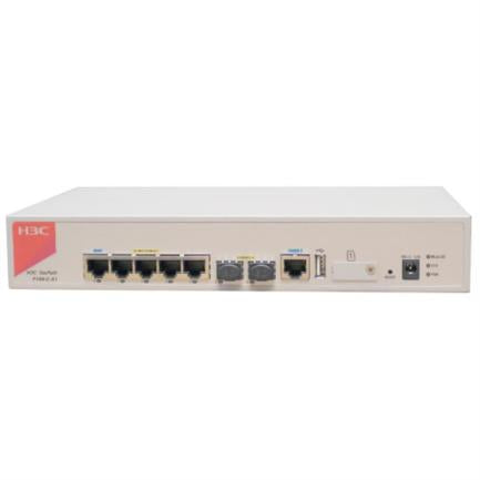 Cortafuegos SMB H3C SecPath F100-C-A1 Firewall Appliance Overseas Version 1.2 Gbps 5 x GE + 2 x SFP