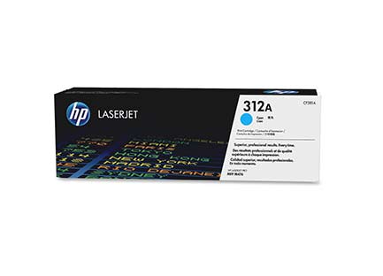 HP 312A CYAN LASERJET TONER CARTRIDGE