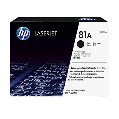 HP 81A BLACK LASERJET TONER CARTRIDGE CF281A