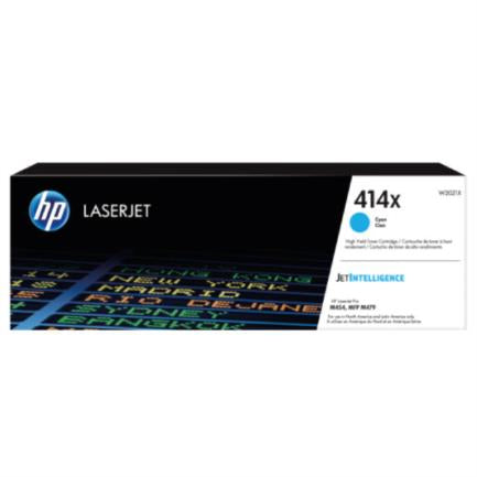 TONER CYAN HP 414X RENDIMIENTO 6.000PAG W2021X