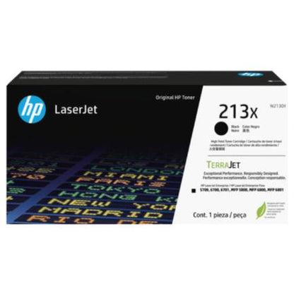 HP 213X BLK ORIGINAL LASERJET TONER CRTG