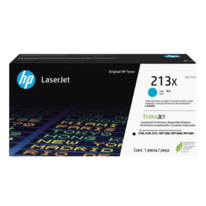 HP 213X CYN ORIGINAL LASERJET TONER CRTG