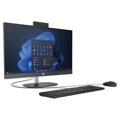 HP ProOne 245 23.8 inch G10 All-in-One Desktop PC,23.8" FHD LED UWVA 250N Anti-Glare (1920 x 1080, 1.78 (16:9)),AMD Ryzen 3 7320U (2.40 GHz, up to 4.10 GHz, 4 cores) with AMD Radeon™ Graphics,512GB M.2 PCIe NVMe 2280 Value 3X4 SSD,8GB 6400MHz LPDDR5 ...