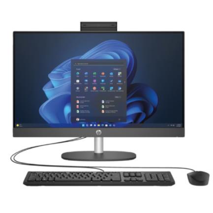 HP ProOne 245 23.8 inch G10 All-in-One Desktop PC,23.8" FHD LED UWVA 250N Anti-Glare (1920 x 1080, 1.78 (16:9)),AMD Ryzen 3 7320U (2.40 GHz, up to 4.10 GHz, 4 cores) with AMD Radeon™ Graphics,512GB M.2 PCIe NVMe 2280 Value 3X4 SSD,8GB 6400MHz LPDDR5 ...