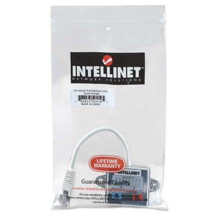 Distribuidor Intellinet RJ45 Modular 1x2 Cat5e