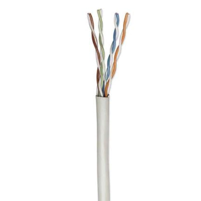 BOBINA CABLE UTP DE RED CAT5E CCA ROLLO 305M SOLIDA GRIS