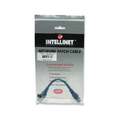 CABLE DE RED PATCH CAT5E RJ45 0.50M AZUL