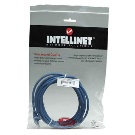 CABLE DE RED PATCH CAT5E RJ45 7.6M AZUL