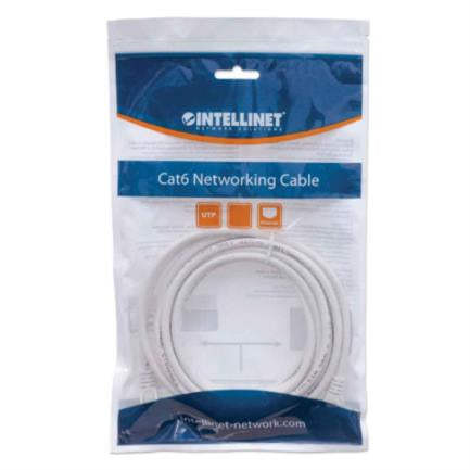 CABLE DE RED PATCH CAT6 RJ45 5.0M BLANCO