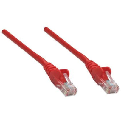 CABLE DE RED PATCH CAT6 RJ45 1.0M ROJO