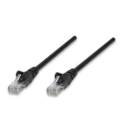 CABLE DE RED PATCH CAT5E RJ45 7.6M NEGRO