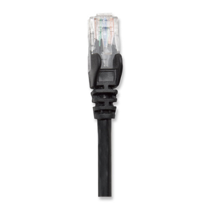 CABLE DE RED PATCH CAT5E RJ45 7.6M NEGRO