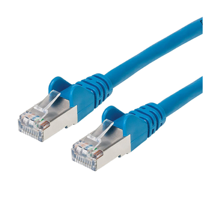 CABLE DE RED PATCH CAT6A RJ45 0.90M SFTP BLINDADO AZUL