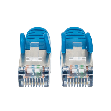 CABLE DE RED PATCH CAT6A RJ45 0.90M SFTP BLINDADO AZUL