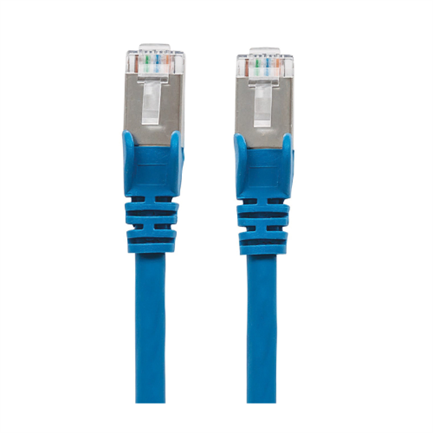 CABLE DE RED PATCH CAT6A RJ45 3.0M SFTP BLINDADO AZUL