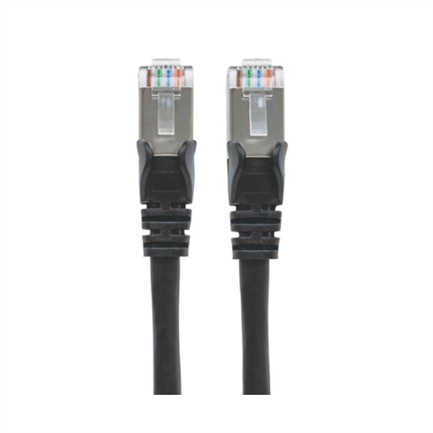 Cable Intellinet Red Cat6a S/FTP RJ45 50 Micras 2.1m Color Negro