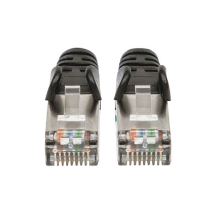 Cable Intellinet Red Cat6a S/FTP RJ45 50 Micras 2.1m Color Negro