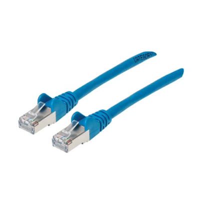 CABLE DE RED PATCH CAT6A RJ45 4.2M SFTP BLINDADO AZUL