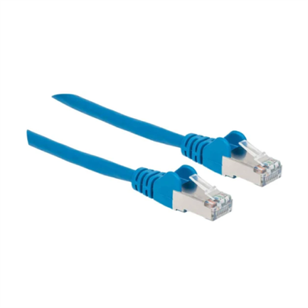 CABLE DE RED PATCH CAT6A RJ45 4.2M SFTP BLINDADO AZUL