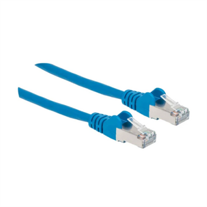 CABLE DE RED PATCH CAT6A RJ45 4.2M SFTP BLINDADO AZUL