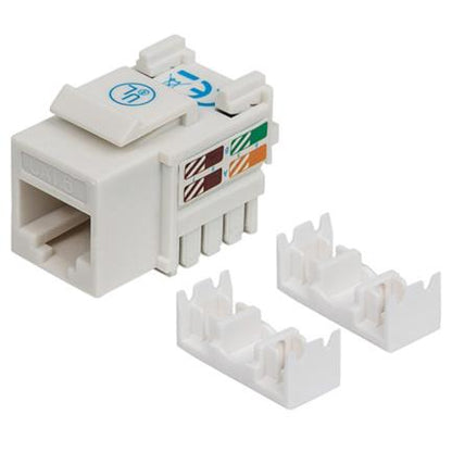 JACK RJ45 CAT6 UTP KEYSTONE DE IMPACTO BLANCO