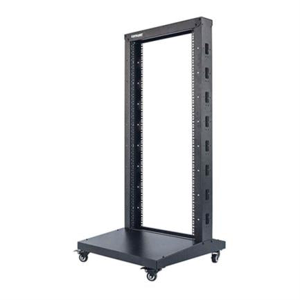 Rack Intellinet de Dos Postes 19" 26U Estándar Desarmado Flactpack Color Negro