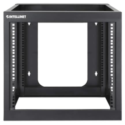 Rack Intellinet Abierto 19" para Montaje en Pared 4 Postes 9U Ensamblado Color Negro