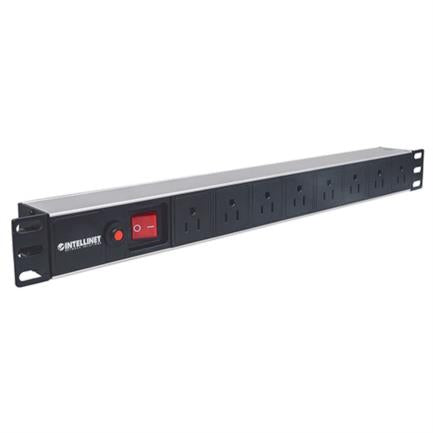 PDU BARRA MULTICONTACTO 8 CONTACTOS INTERRUPTOR SUPRESOR RACK