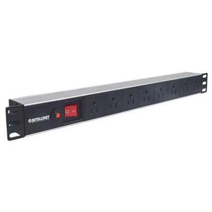 PDU BARRA MULTICONTACTO 8 CONTACTOS INTERRUPTOR SUPRESOR RACK