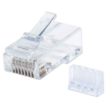 PLUG MODULAR RJ45 UTP CAT6 MULTIFILAR 90PZS CONTACTO CHAPA ORO