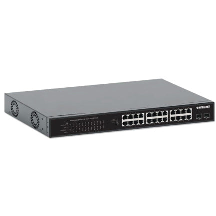 PoE Switch Intellinet GB 24 ptos 19" 30W pto 370W