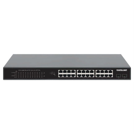 PoE Switch Intellinet GB 24 ptos 19" 30W pto 370W