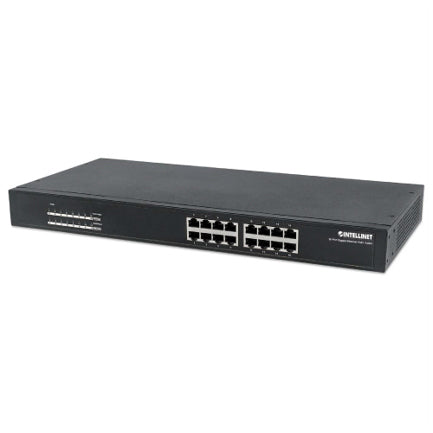 PoE Switch Intellinet GB 16 ptos 19" 30W pto 220W