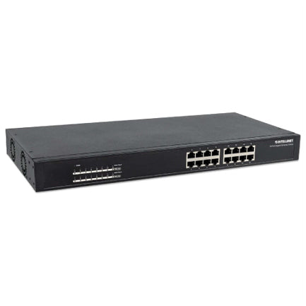 PoE Switch Intellinet GB 16 ptos 19" 30W pto 220W