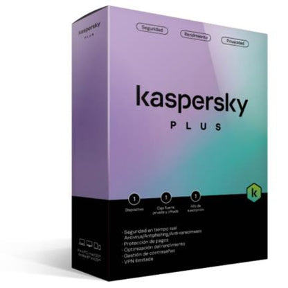 Licencia Antivirus Kaspersky Plus 1 Año 1 Dispositivo