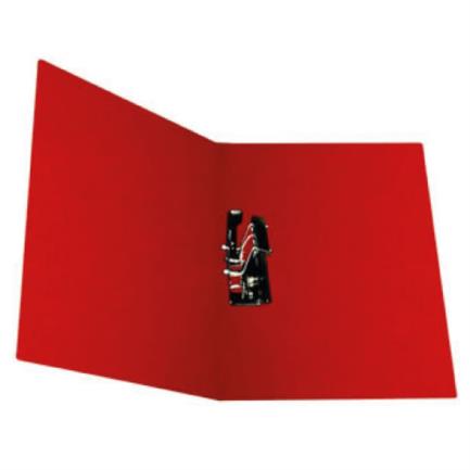 Carpeta Pressboard Kyma C/Palanca Tamaño Carta Rojo