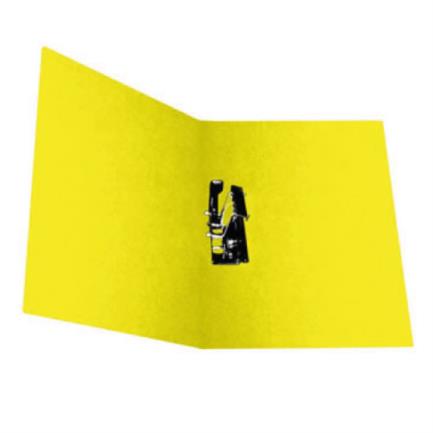 Carpeta Pressboard Kyma C/Palanca Tamaño Carta Amarillo