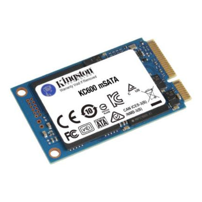 Unidad de Estado Sólido SSD Kingston KC600 512GB MSATA3 NAND 3D TLC