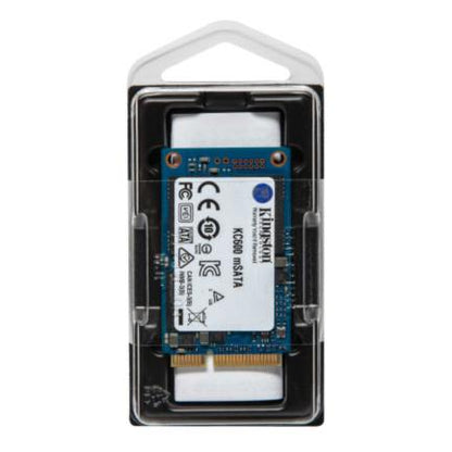 Unidad de Estado Sólido SSD Kingston KC600 512GB MSATA3 NAND 3D TLC