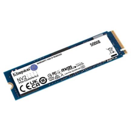 Unidad de Estado Sólido Kingston 500G NV2 PCIe 4.0 NVMe SSD