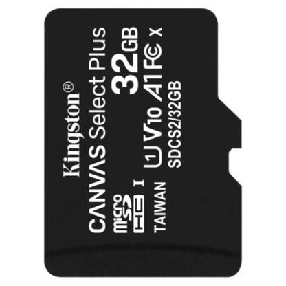 Memoria Kingston Micro SD Canvas Select Plus 32GB UHS-I Clase 10 C/Adaptador