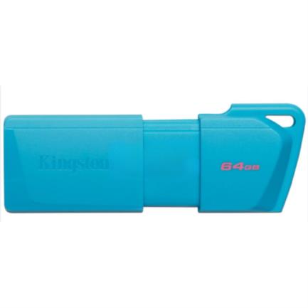 USB MEMORIA KINGSTON 64GB DTXM EXODIA AQUA BLUE TURQUESA