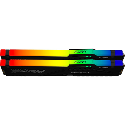 Kit de Memoria (de escritorio) Kingston Fury Beast 64 GB (2x32 GB) 5200MT/s DDR5 CL36 RGB