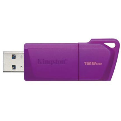 USB 3.2 MEMORIA KINGSTON 128GB DT EXODIA M MORADO NEON